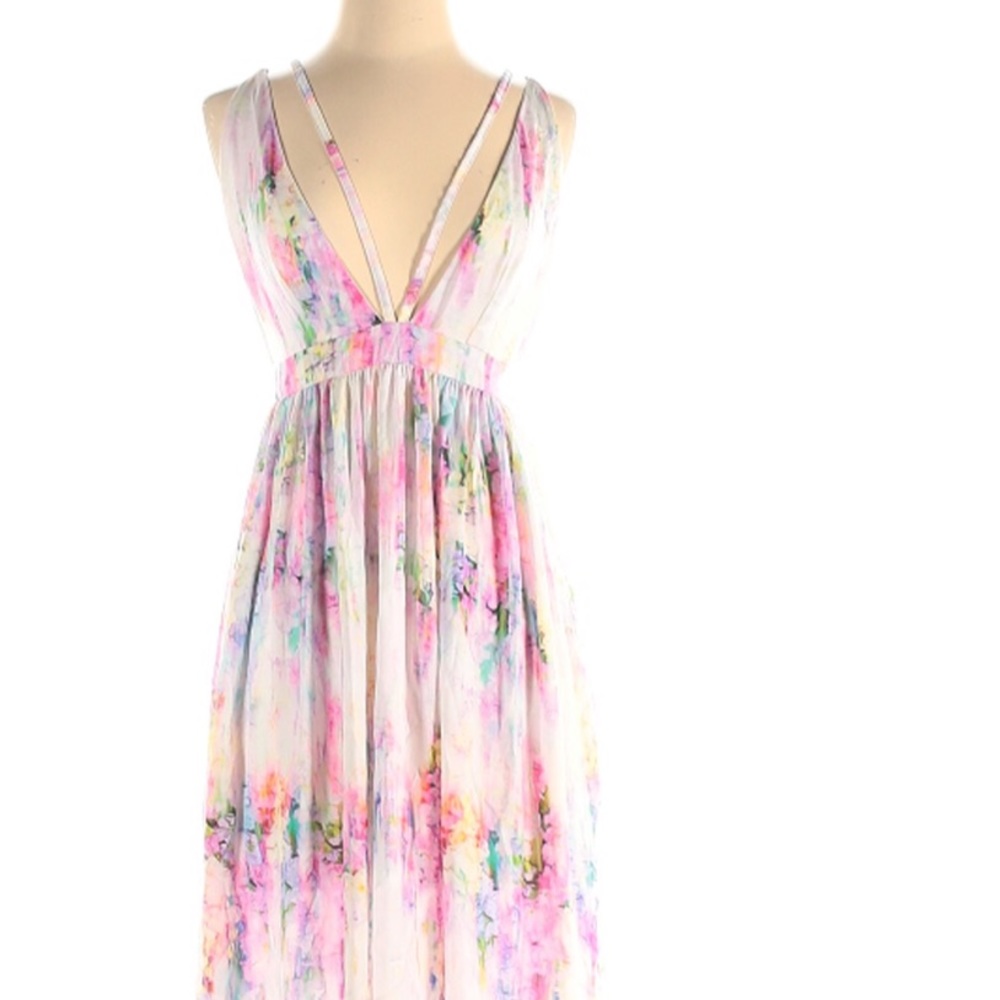 Watercolor Maxi Dress “Carrie” Oh My Love